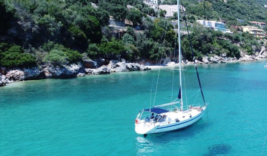 Corfu: Private Sailing Yacht Cruise - Mouse Island and the Airfield Photo Stop