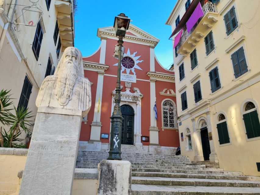 Corfu: Small Group City Walking Tour - Grand buildings along the city route