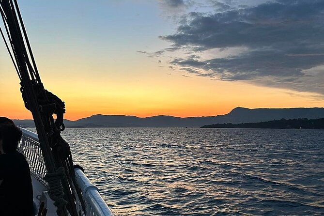 Corfu: Sunset Cruise on a Wooden Vessel with Cocktails & Bites - The Old Fortress from the water