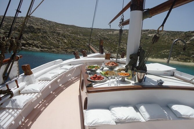 Corfu: Sunset Cruise on a Wooden Vessel with Cocktails & Bites - Mon Repos and Corfu’s royal connection