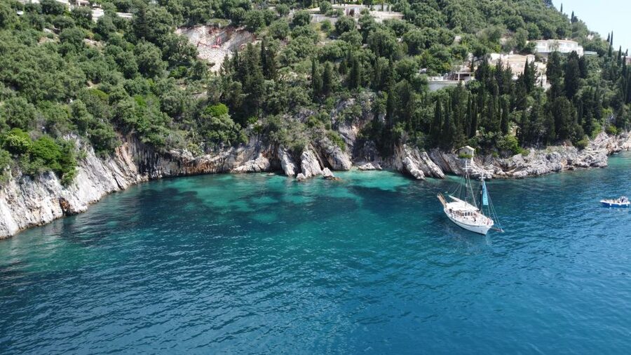 Corfu Town: Full-Day Cruise with Lunch, Drinks & Swim Stops - What the boat and crew add to the day