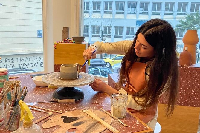 Create and paint your own ceramic piece in a workshop in Athens - The Part You Do Not See: Drying, Glazing, and Two Firings