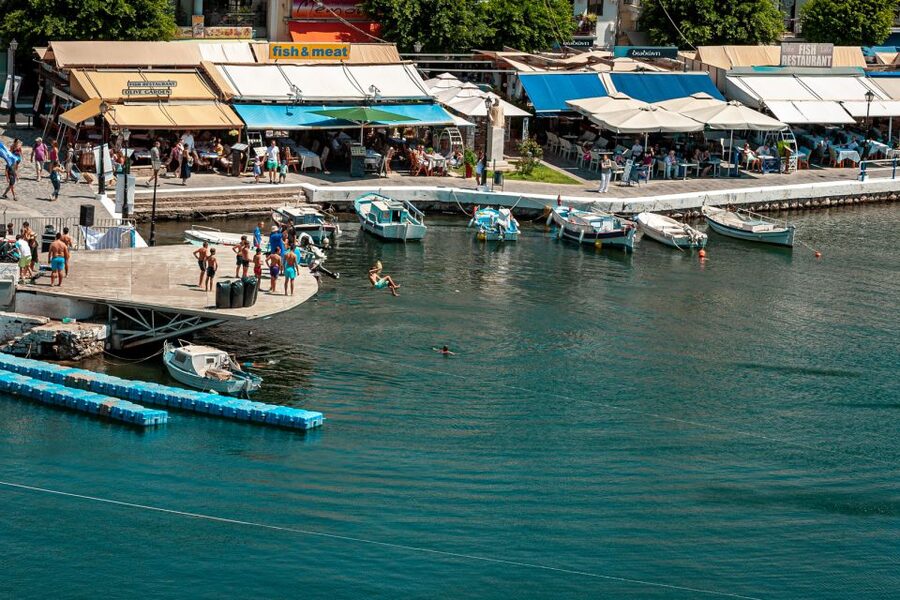 Crete: Agios Nikolaos, Plaka and Spinalonga Island Tour - Elounda Lagoon and the extra coastal stop