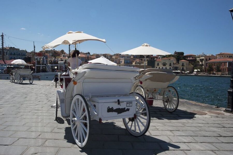 Crete: Chania, Lake Kournas and Rethymno Tour - Chania in two hours: harbor, history, and market lanes