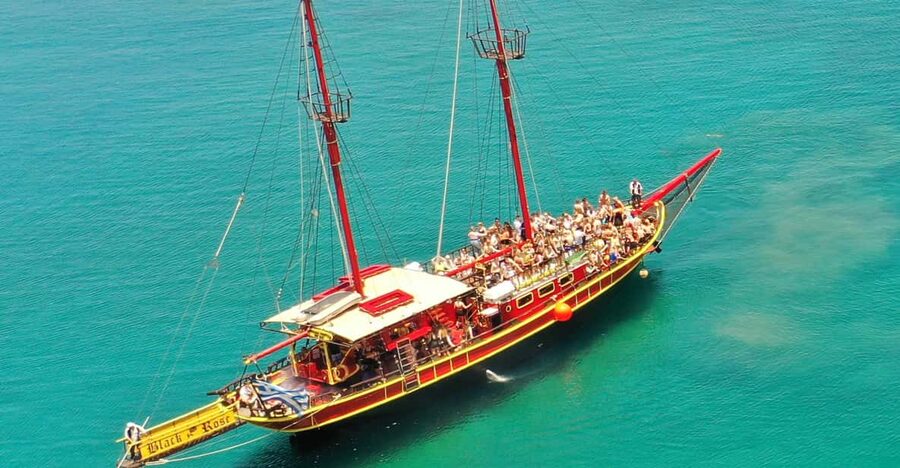 Crete: Coastline Snorkeling Cruise from Hersonissos Port - Leaving Hersonissos at noon