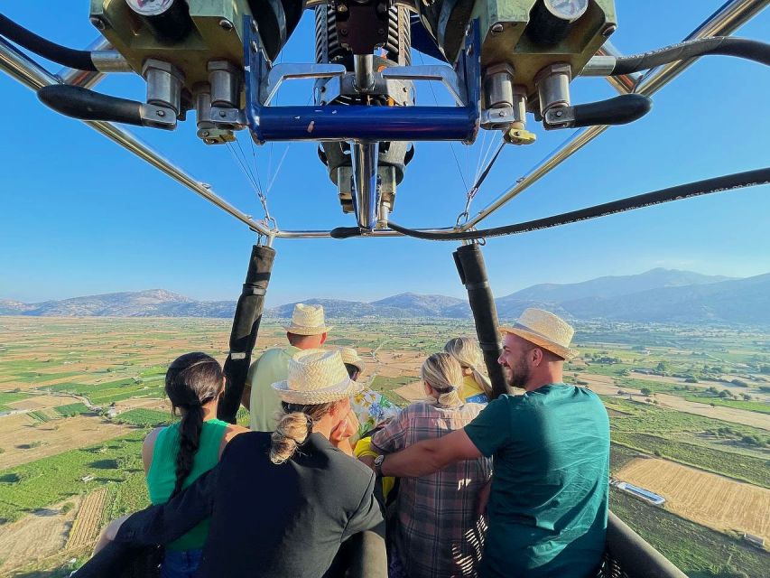 Crete: Hot-Air Balloon Flight with Breakfast and Wine - Transport options and the three-hour schedule