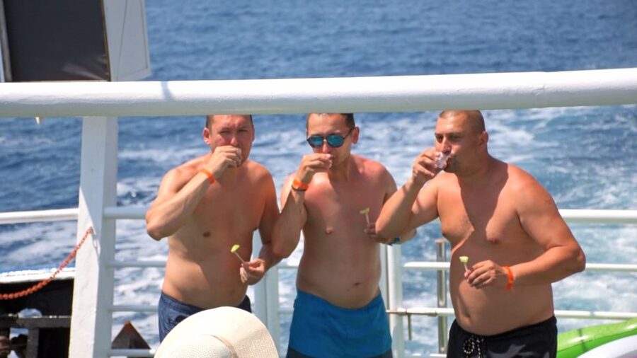 Crete: Mirabello Bay Cruise with Onboard Cocktail - Skistra Bay for snorkeling and another swim