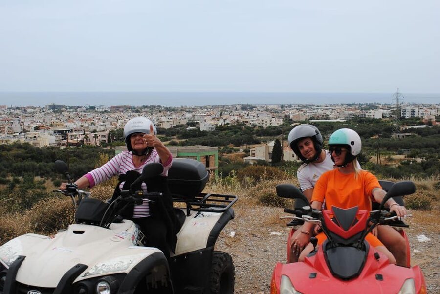 Crete: Off-Road Quad Safari Evening Tour with Hotel Transfer - Omalia Olive Press and the taste of Crete