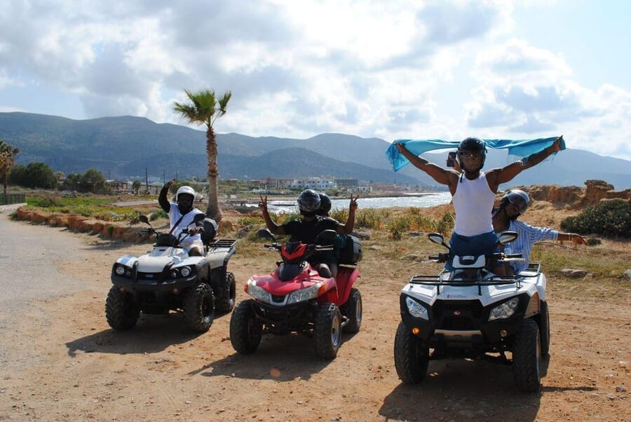 Crete: Off-Road Quad Safari Evening Tour with Hotel Transfer - Dust, clothing, comfort, and safety