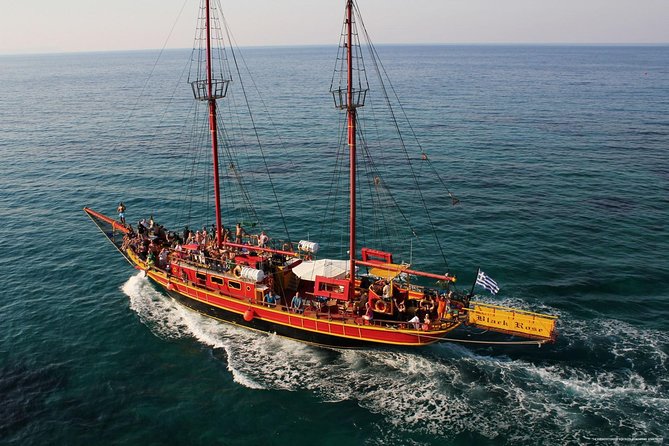 Crete Pirate Ship Cruise with the Black Rose to Stalis and Malia - St George’s Bay is the best reason to bring a swimsuit