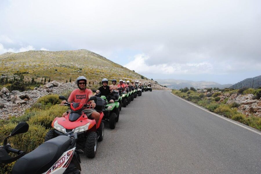 Crete: Quad Off-Road Tour to Villages with Hotel Transfers - Taverna Eva and the meal choice