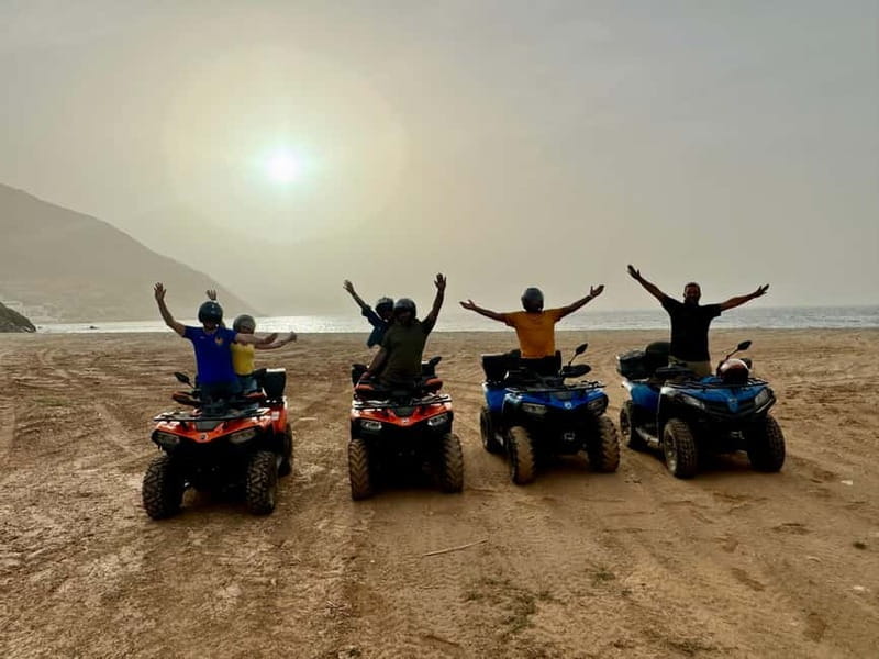 Crete: Quad Safari with Ghost Town Exploration - Rocky tracks and high views over Crete