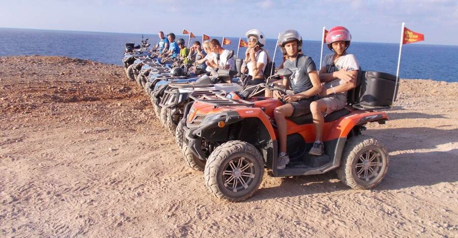 Crete: Quad Safari with Monastery, Malia Palace and Lunch - Passing Malia Palace and crossing toward Sisi