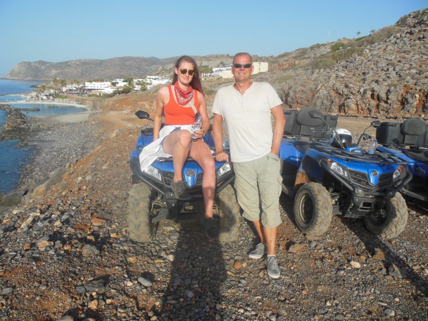 Crete: Quad Safari with Monastery, Malia Palace and Lunch - From Malia pickup to the first quad ride