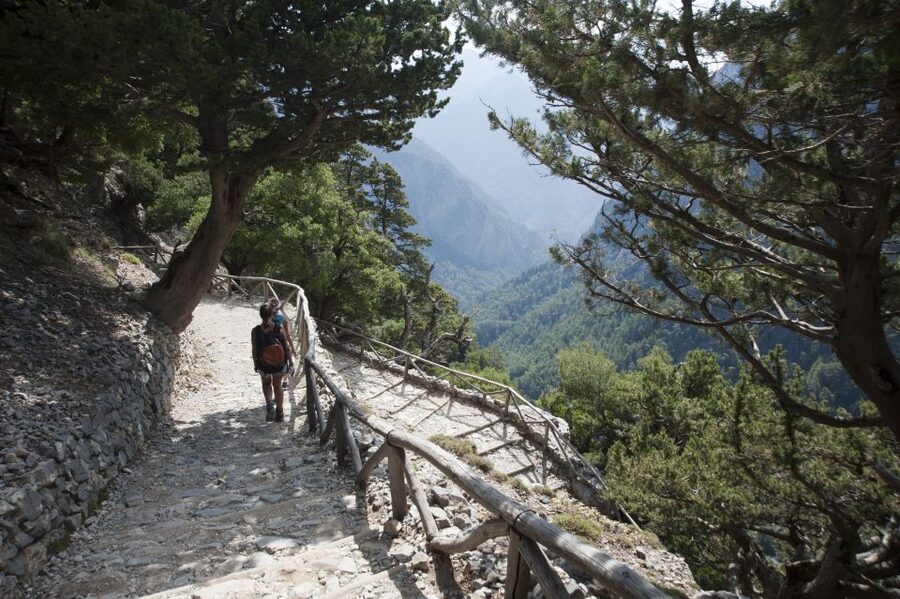 Crete: Samaria Gorge Hike - The Iron Gates and the final stretch to the sea