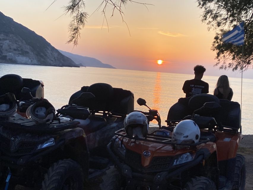 Crete: Sunset or Morning Quad with Local Products Tasting - A short lesson before the real ride