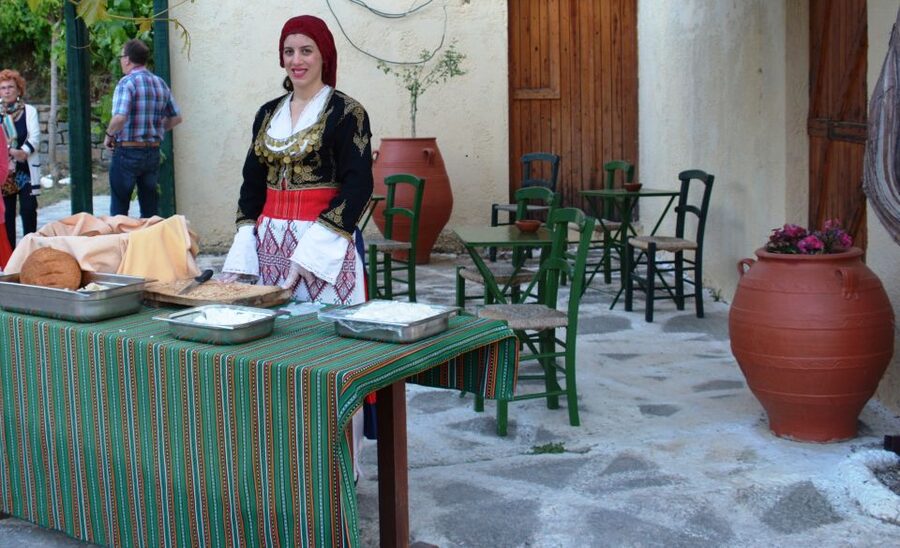 Crete: Traditional Dance Show and Buffet Dinner with Wine - Cretan dancing, costumes, lyre, and bouzouki