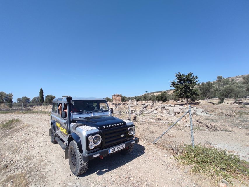 Crete: Trypiti Beach Off-Road South Tour w/ Lunch & Wine - Lunch in the Olive Grove Near St. Savvas