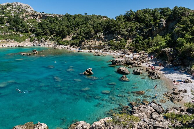 Day Cruise by a Sailing Yacht to the most beautiful bays or Rhodes (Small Group) - Ladiko Beach closes the bay-hopping circuit