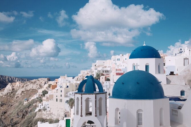 Day Tour to Santorini Island from Heraklion Crete - Oia, blue domes, and the island’s busiest lanes