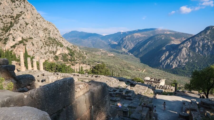Delphi: Archaeological Site & Museum Ticket with Audio Tour - Stand below the Temple of Apollo