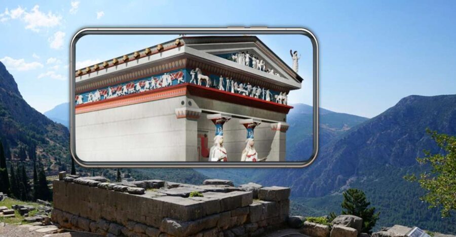 Delphi: Audiovisual self-guided tour with 3D models - Meeting Apollo at his temple