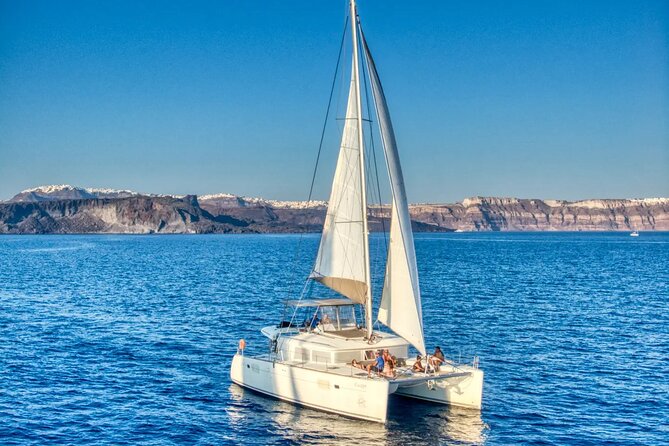 Deluxe Santorini Sailing with BBQ and Drinks Shared Tour - What you eat and drink on board