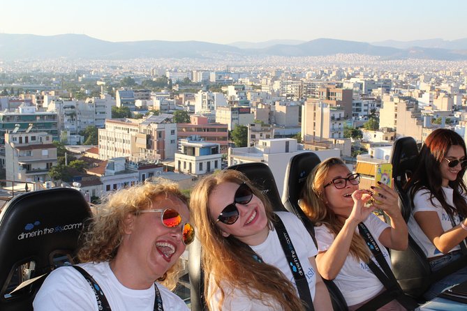 Dinner in the Sky Athens - What the view looks like from 130 feet