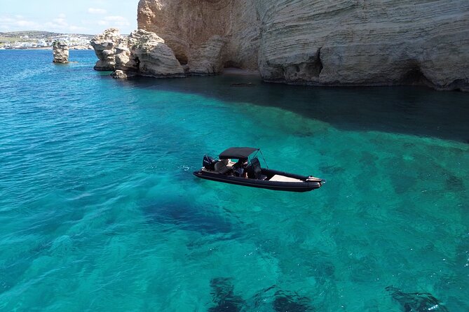 Discover Hidden Gems around Paros | Private Boat Tour - Passing the Antiparos caves