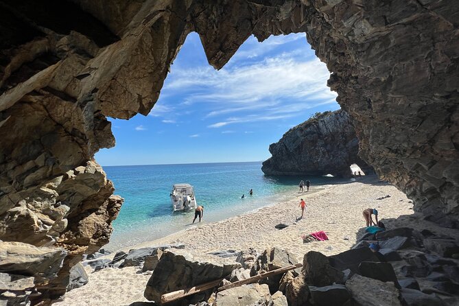East Pelion Mini Boat Tour - The Fakistra sea cave adds variety
