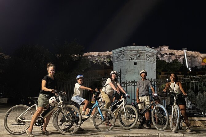 Electric Bike Tour of Athens by Night - Rolling through Plaka after dark