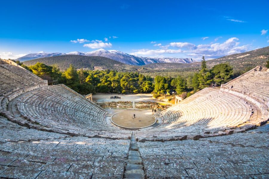 Epidaurus: Temple of Asclepius & Theatre with optional audio - Entering the Sanctuary of Asclepius
