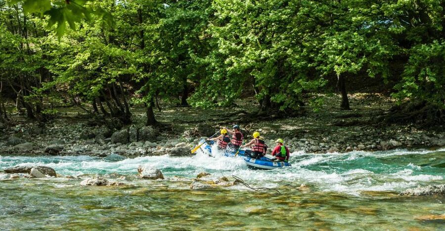 Epirus: Easy Rafting Experience on the Voidomatis River - The 20-minute ride to the Aristi-Papigo bridge