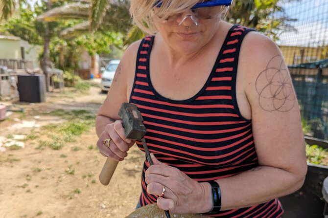 Experience Marble Carving - A calm garden, drinks, and Greek hospitality