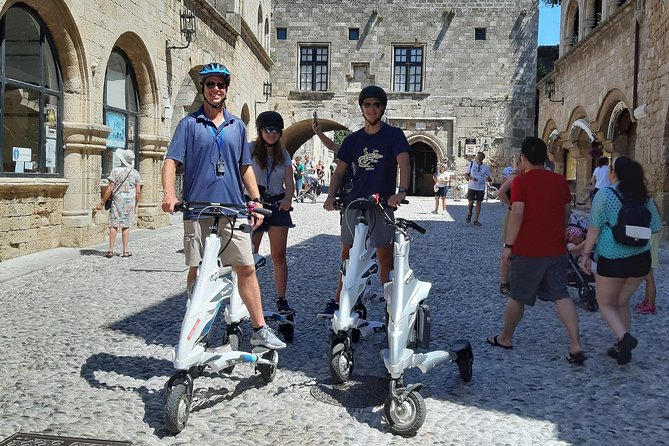 Explore the new town and the medieval town of Rhodes on scooters - 3 hours - Safety, comfort, and who will enjoy it