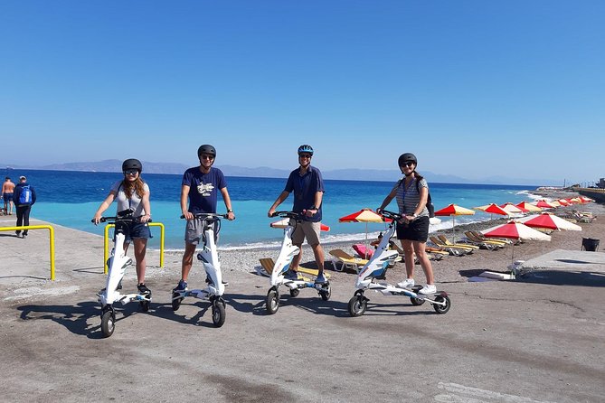 Explore the new town and the medieval town of Rhodes on scooters - 3 hours - Starting near the new town