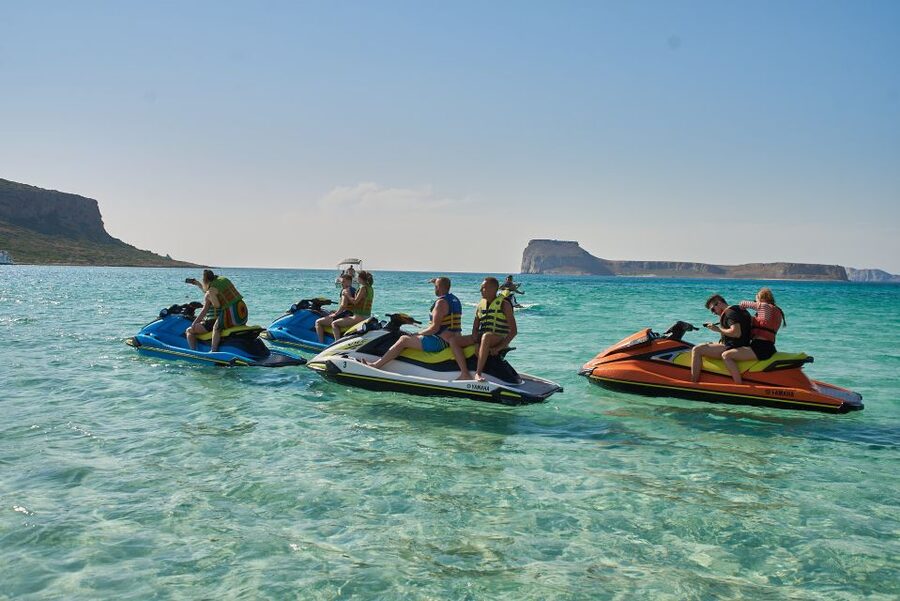 Falasarna: Jet Ski Safari to Balos Beach - One hour beside Balos Lagoon