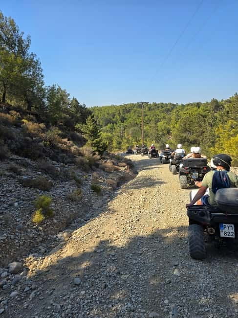 Faliraki: Quad Safari Tour - Leaving Faliraki for Rhodes country