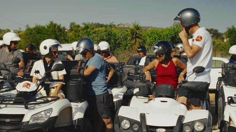 Faliraki: Quad Safari Tour - The first road section helps you get comfortable