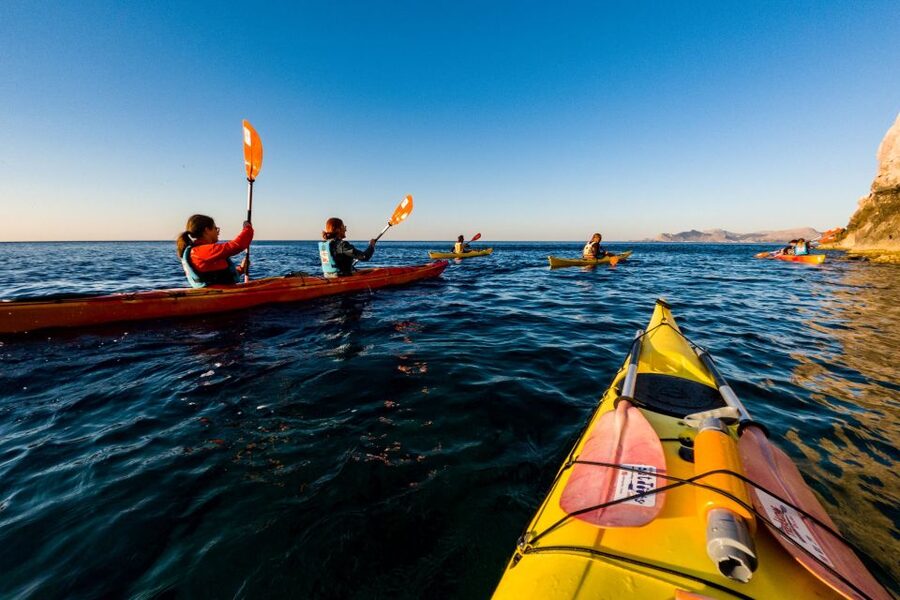 Faliraki: Sunrise Sea Kayaking Experience with Breakfast - Sunrise at Anthony Quinn Bay