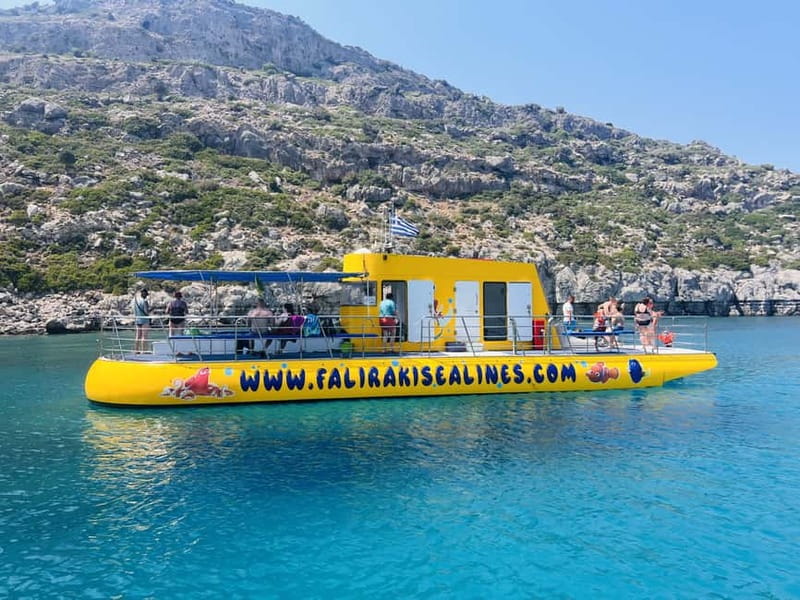 Faliraki: Yellow Sub Cruise to Anthony Quinn Bay & the Caves - What this yellow semi-submarine cruise is really like