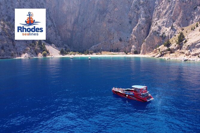 Fast Boat To Symi with a swimming stop at St George's Bay! (Only 1hr journey) - What the $71.35 price really buys you