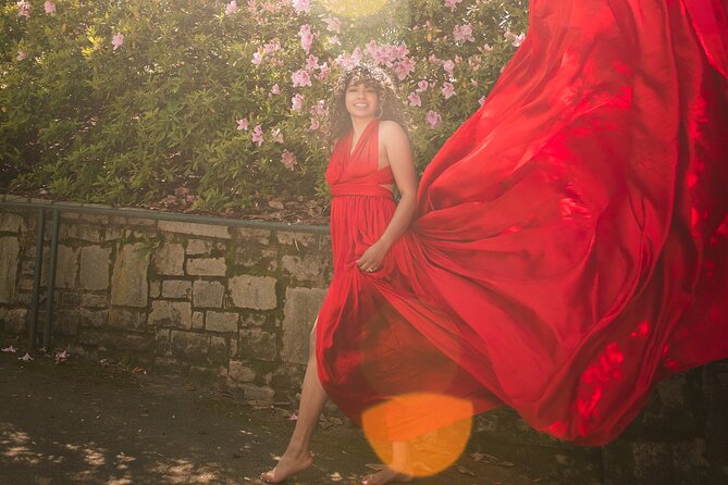 FLYING DRESS Photoshoot in Athens - Greece - Why a flying dress shoot works in Athens