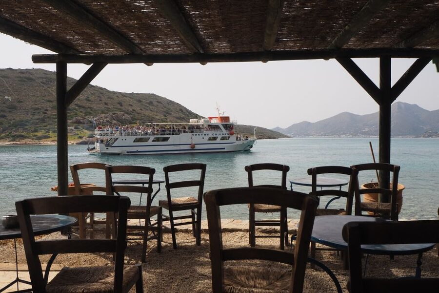 From Ag. Nikolaos: Spinalonga & Kolokytha Cruise with Lunch - What lunch is really like on the boat
