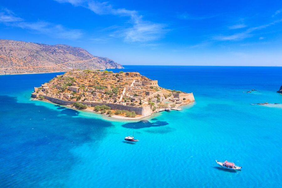 From Ag. Nikolaos: Spinalonga & Kolokytha Cruise with Lunch - Leaving Agios Nikolaos and crossing Mirabello Bay
