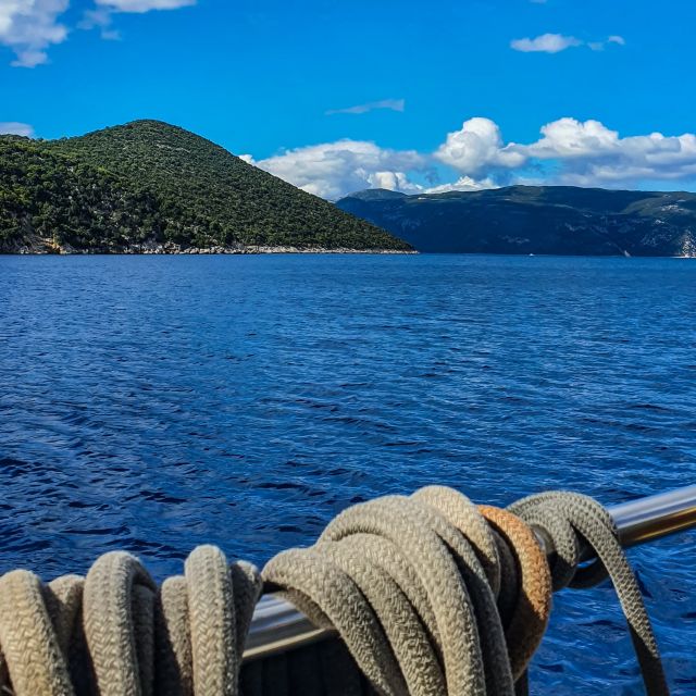 From Agia Efimia: All Inclusive Sailing Day Trip to Ithaca - The long middle run across the Ionian