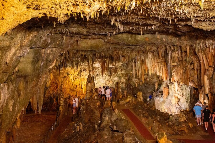 From Argostoli: Melissani Lake & Drogarati Caves Tour - The Myrtos viewpoint in just 10 minutes