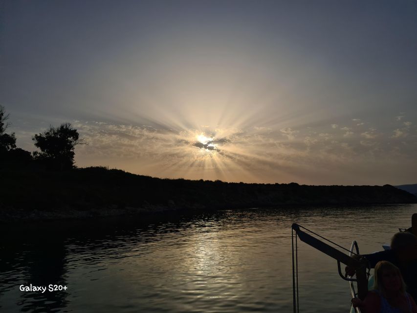 From Argostoli: Vardiani Island Sunset Cruise & Greek Meze - Vardiani Island: your first swim stop