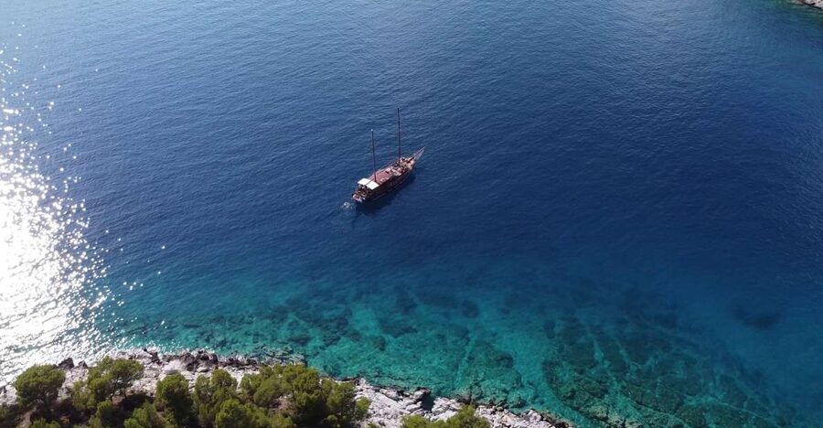 From Athens: Aegina, Agistri and Metopi Day Cruise w/ Lunch - Agistri: pine trees, beaches, and a short island visit