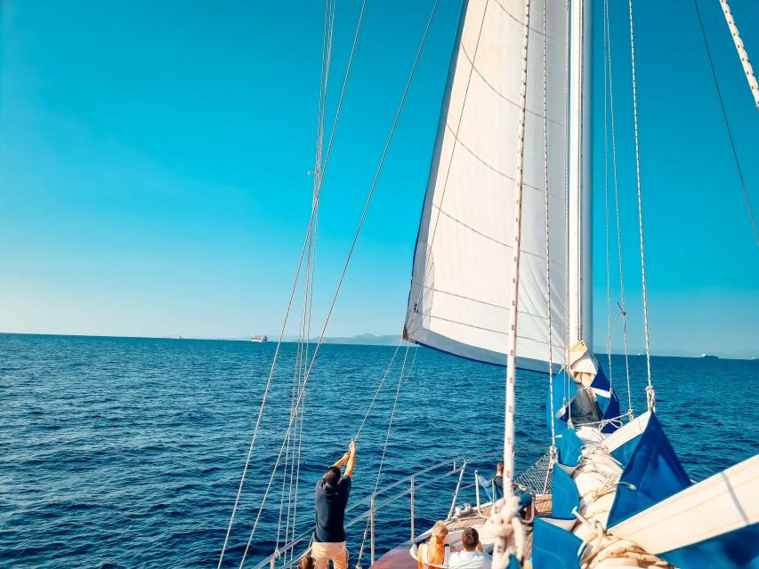 From Athens: Agistri, Moni & Aegina Day Cruise with Swimming - Greek lunch with a practical drinks package